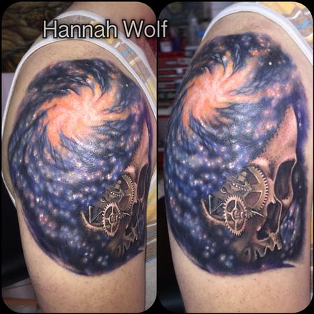 Tattoos - space skull - 116224